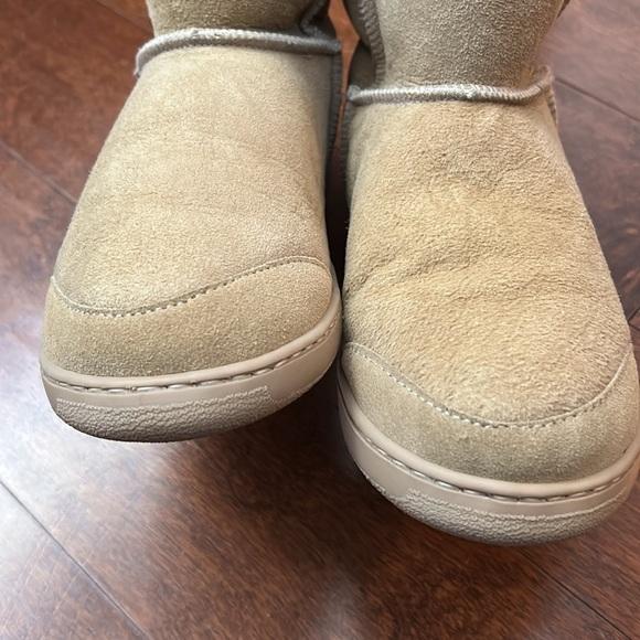 Nordstrom Women’s Cozy Tall Tan Winter Boots with Sheepskin Lining, Size 6 - Picture 5 of 16